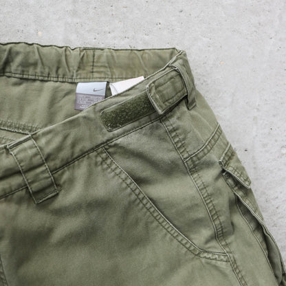 Nike Embroidered Swoosh Military Cargo Pants - 2000s (M)