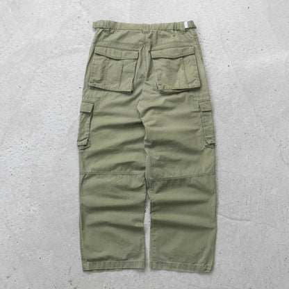 Nike Embroidered Swoosh Military Cargo Pants - 2000s (M)