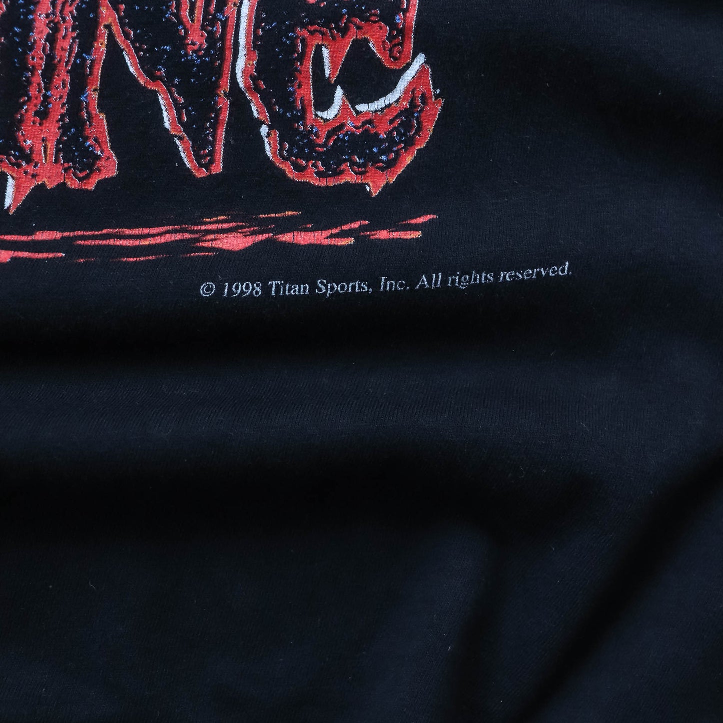 Kane WWF Burning Crosses Euro Tee - 1998 (XL)