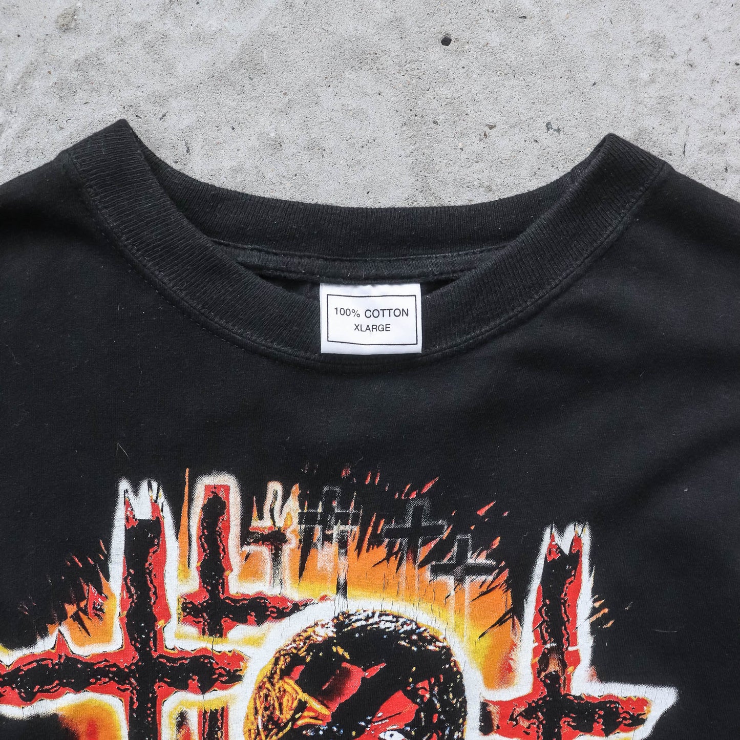 Kane WWF Burning Crosses Euro Tee - 1998 (XL)