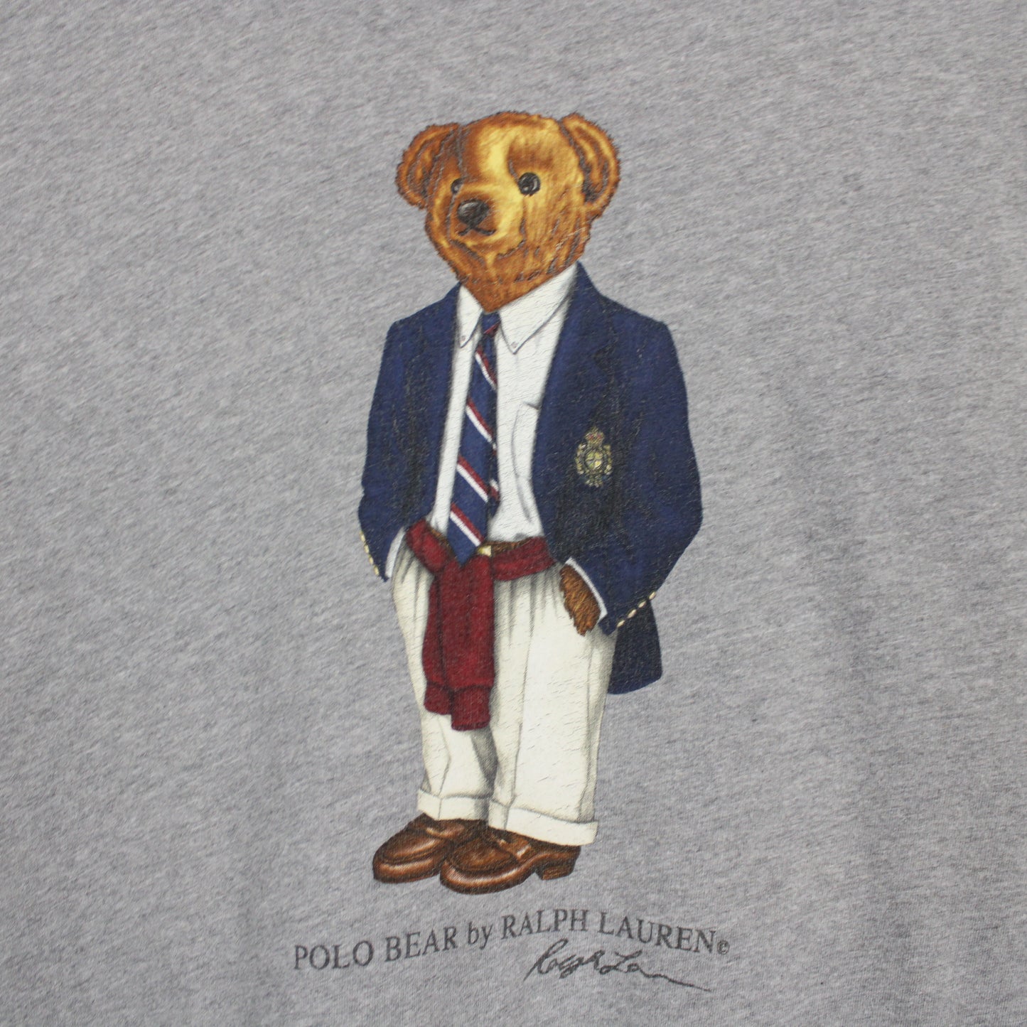 Vintage 90s Ralph Lauren Polo Bear Tee - M