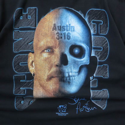 Stone Cold Steve Austin WWF Split Face Tee - 1997 (XL)