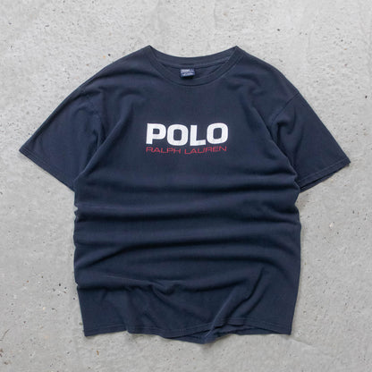 Polo Ralph Lauren Spellout Tee - 90s (L)