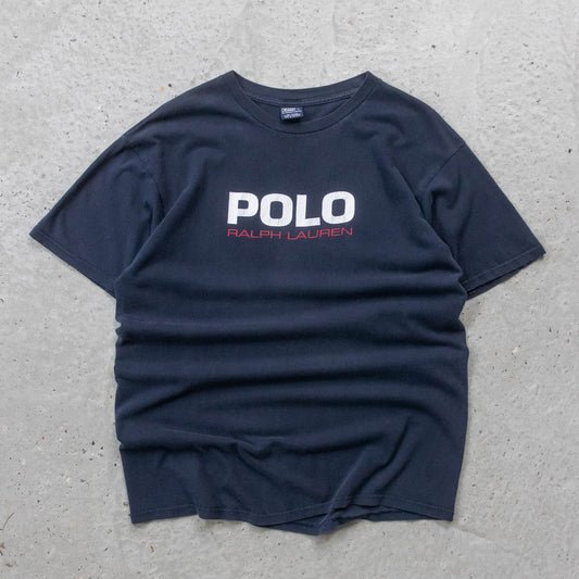 Polo Ralph Lauren Spellout Tee - 90s (L)