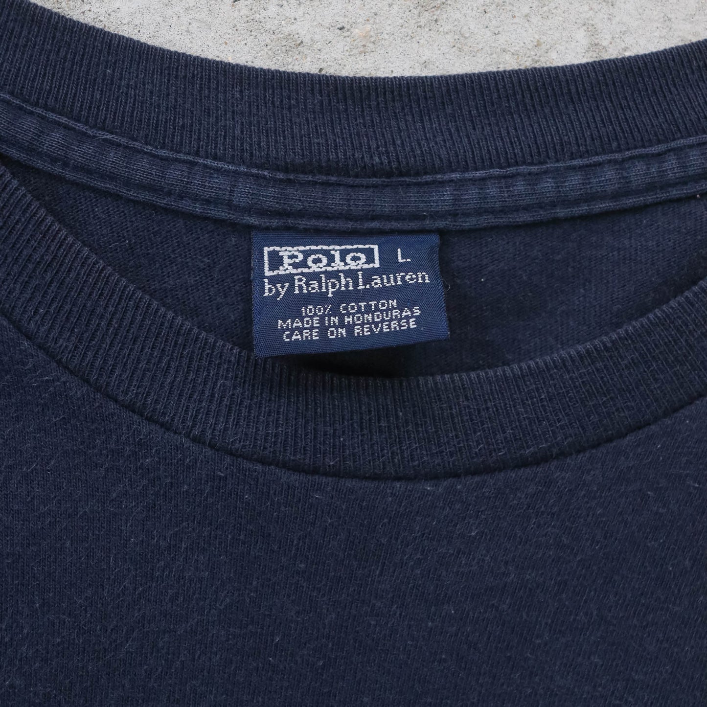 Polo Ralph Lauren Spellout Tee - 90s (L)