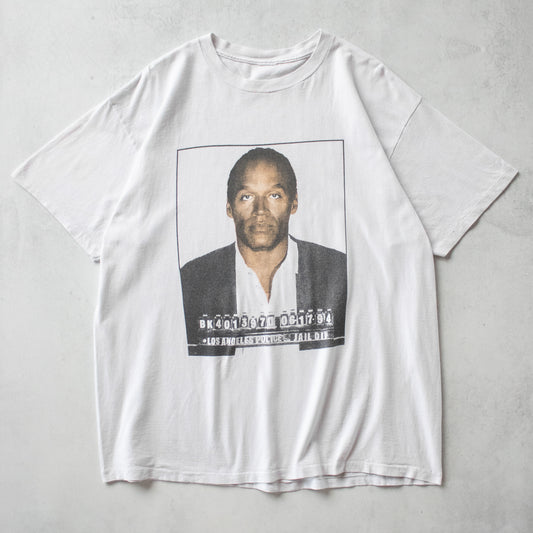 Vintage 90s OJ Simpson 4th Down Life To Go Tee - XL