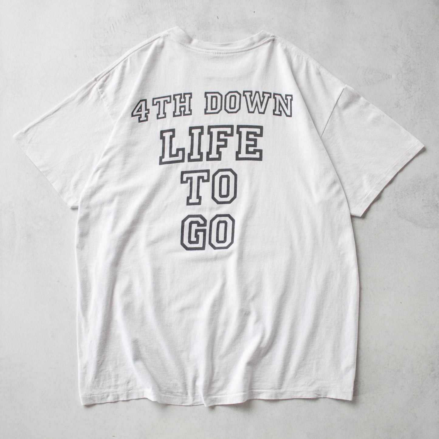 Vintage 90s OJ Simpson 4th Down Life To Go Tee - XL