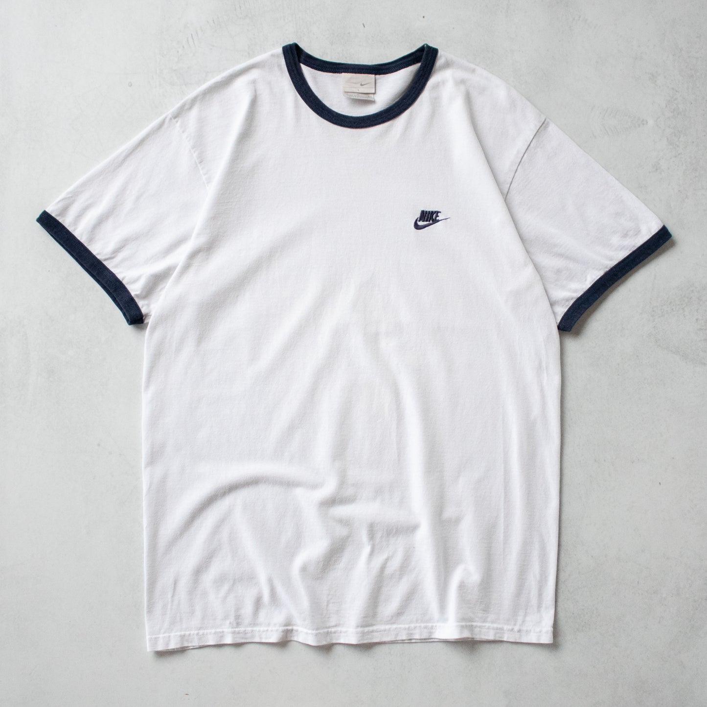 Vintage Nike Embroidered Ringer Tee - L