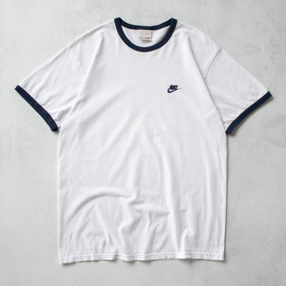 Vintage Nike Embroidered Ringer Tee - L