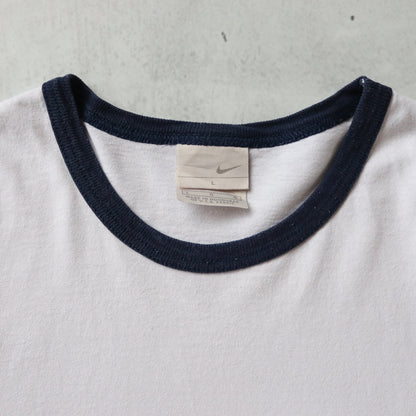 Vintage Nike Embroidered Ringer Tee - L