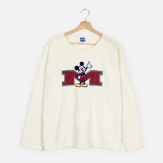 Vintage Mickey Mouse Disney Fleece Sweatshirt - M