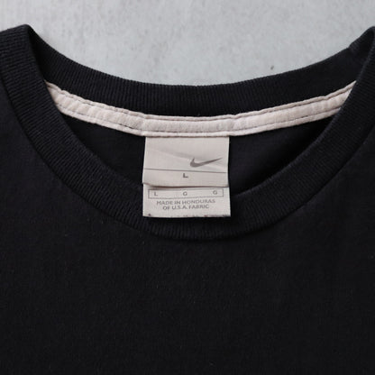 Vintage 90s Nike Mini Swoosh Embroidered Tee - L