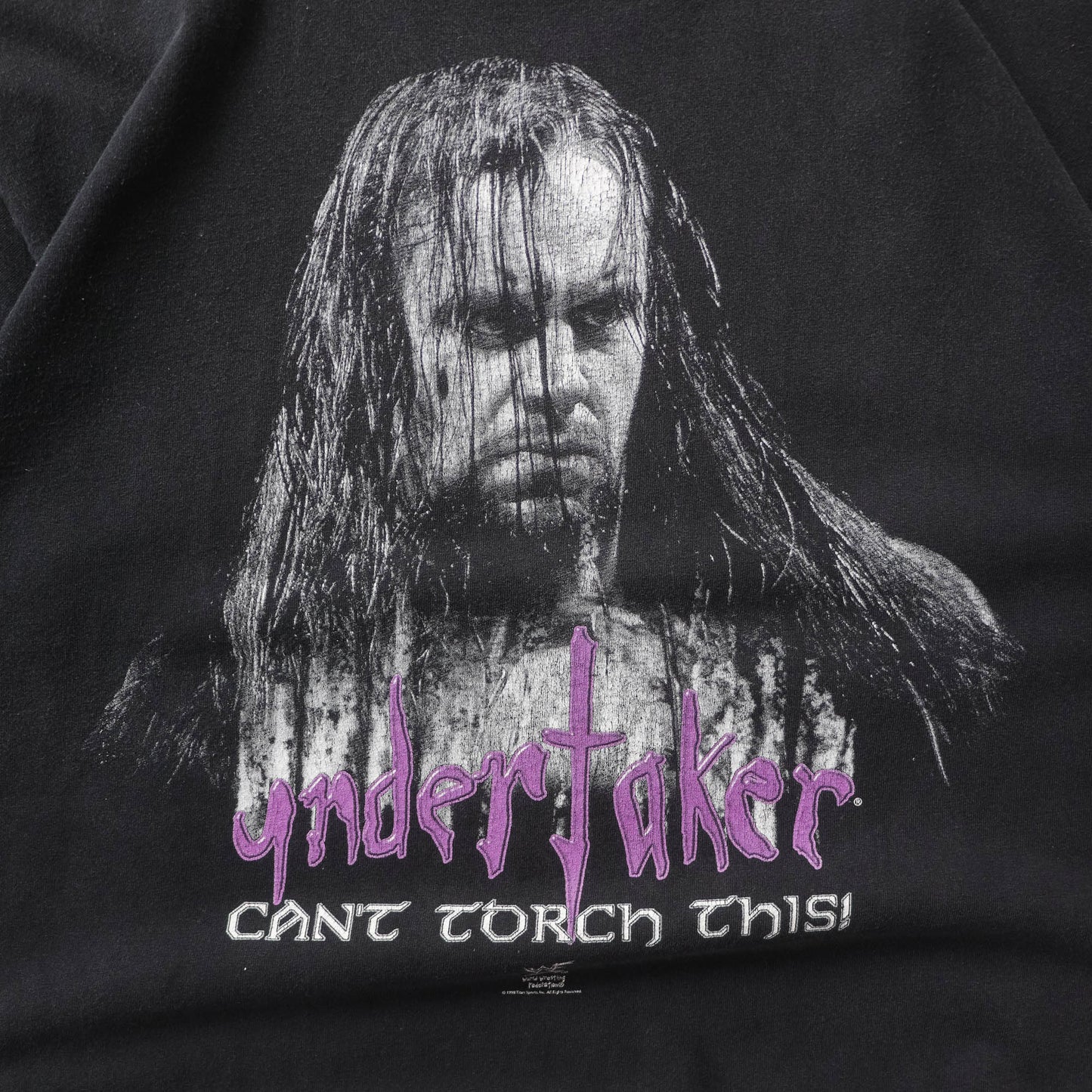 Vintage 1998 Undertaker Can't Torch This WWF Tee - XL
