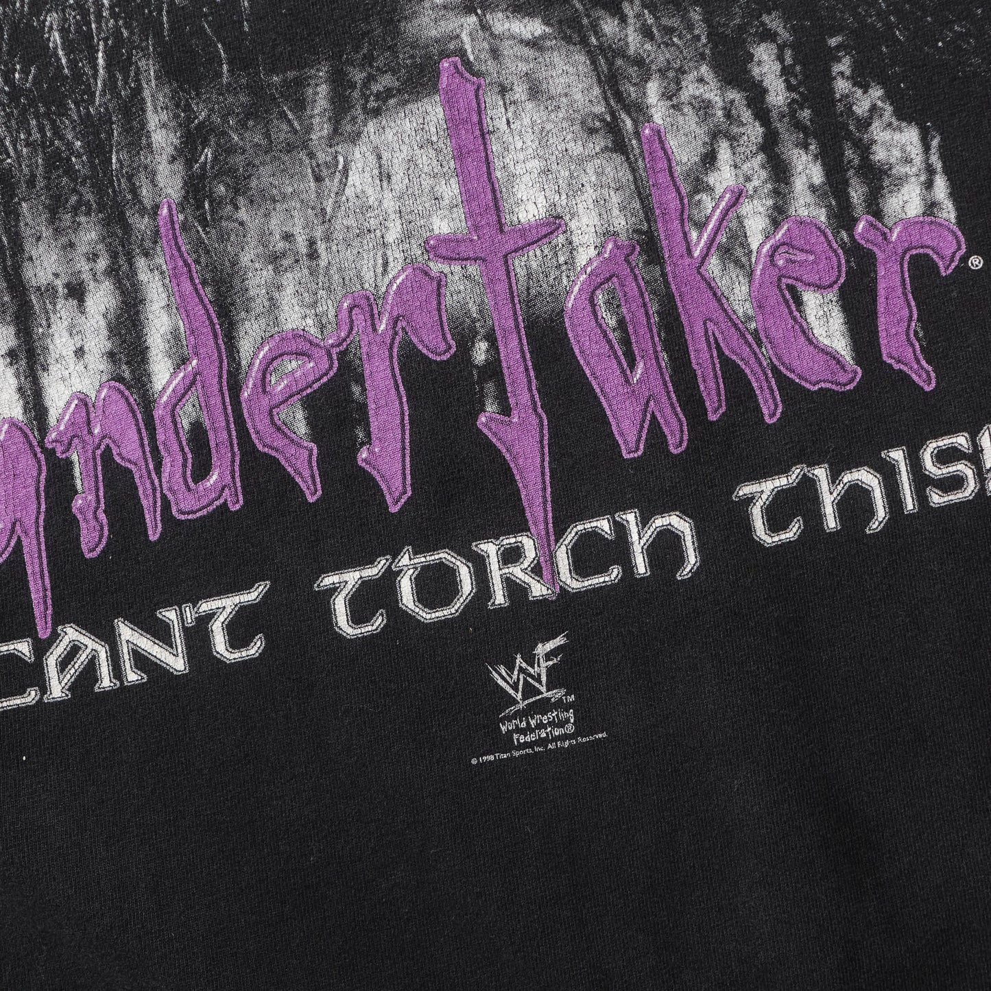 Vintage 1998 Undertaker Can't Torch This WWF Tee - XL