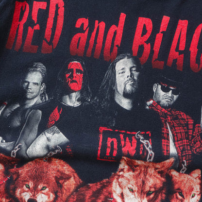 Vintage 1998 nWo Wolfpac Unchained WCW Tee - L - AL Vintage