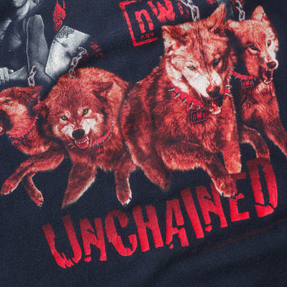 Vintage 1998 nWo Wolfpac Unchained WCW Tee - L - AL Vintage