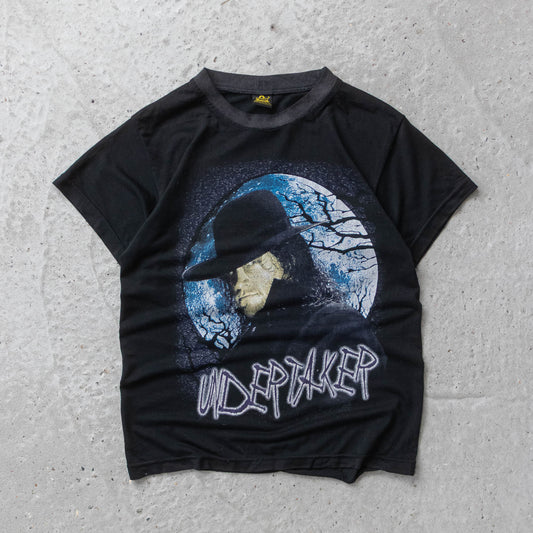 Vintage 90s Undertaker Boot WWF Tee - S