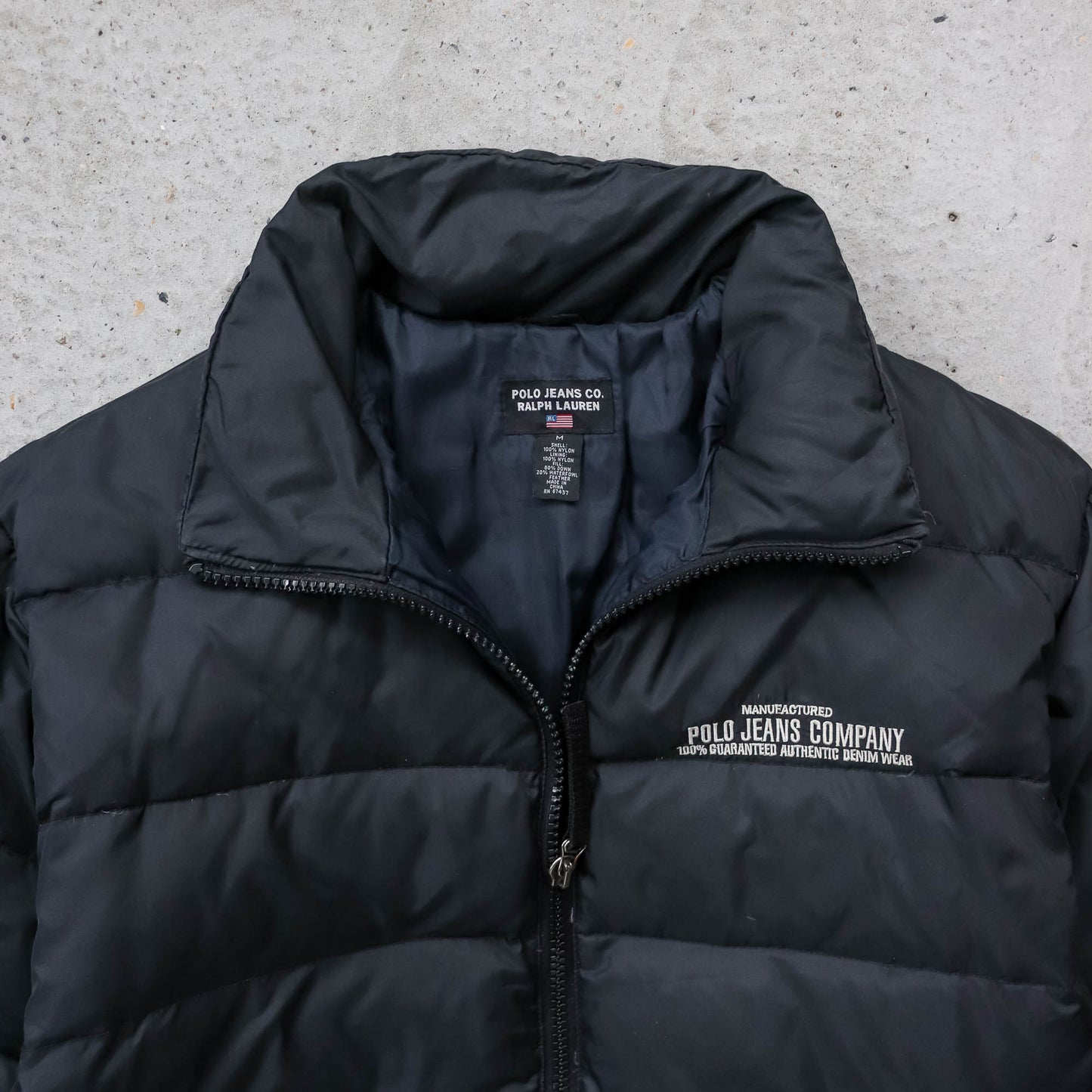 Polo Jeans Ralph Lauren Down Puffer Jacket - 90s (M)