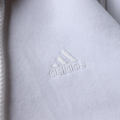 Vintage Adidas 3-Stripe Zip Up Hoodie - M