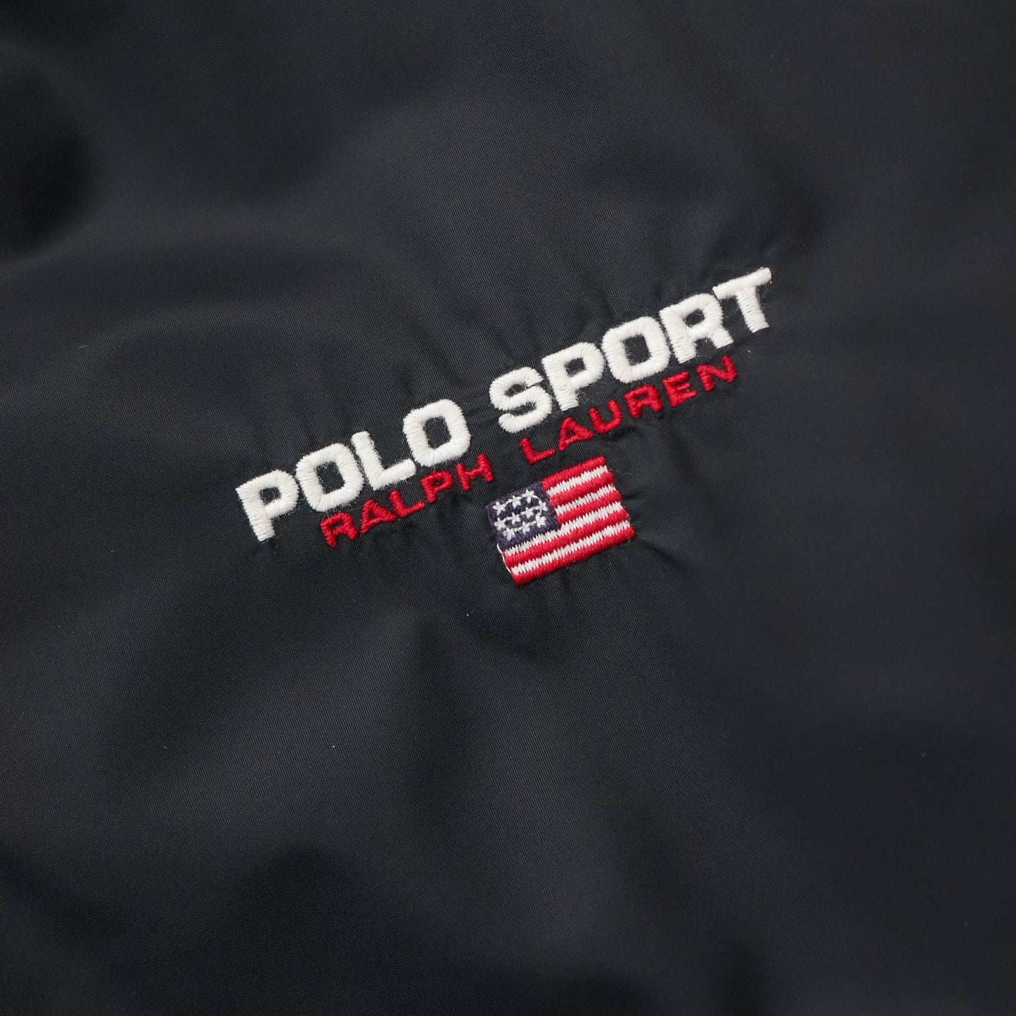 Polo Sport Reversible 1/4 Zip Puffer Jacket - 90s (L)