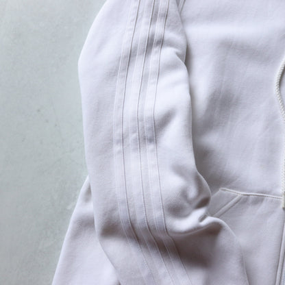 Vintage Adidas 3-Stripe Zip Up Hoodie - M