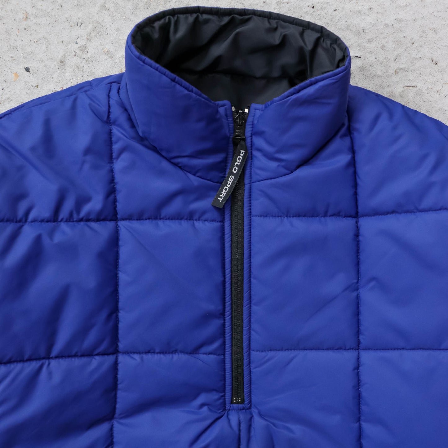 Polo Sport Reversible 1/4 Zip Puffer Jacket - 90s (L)
