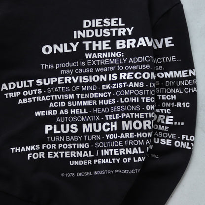 Vintage Diesel Graphic Sweatshirt - XL