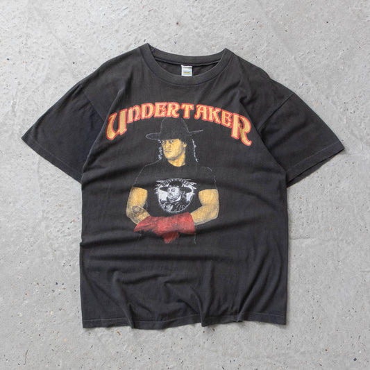 Vintage 90s Undertaker WWF Boot Tee - XL