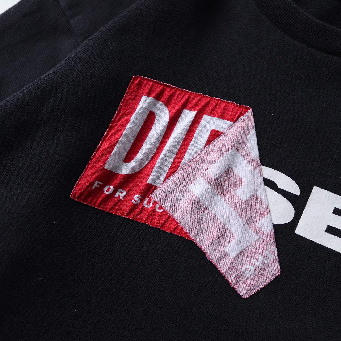 Vintage Diesel Double Logo Sweatshirt - S