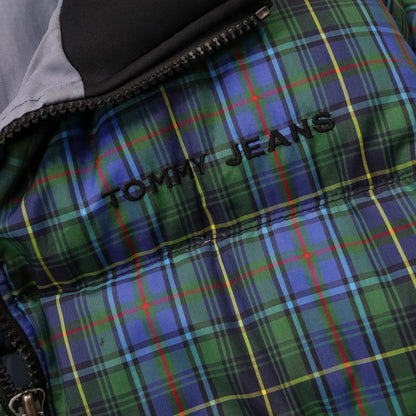 Tommy Hilfiger Plaid Down Puffer Jacket - 90s (L)