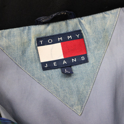 Tommy Hilfiger Plaid Down Puffer Jacket - 90s (L)