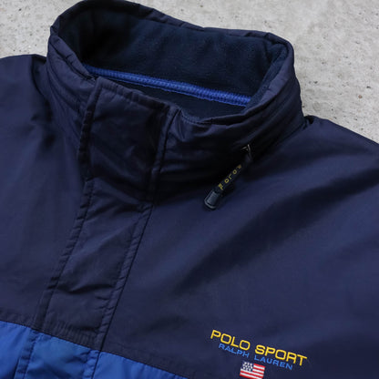Polo Sport Ralph Lauren Fleece Lined Utility Jacket - 90s (XXL)