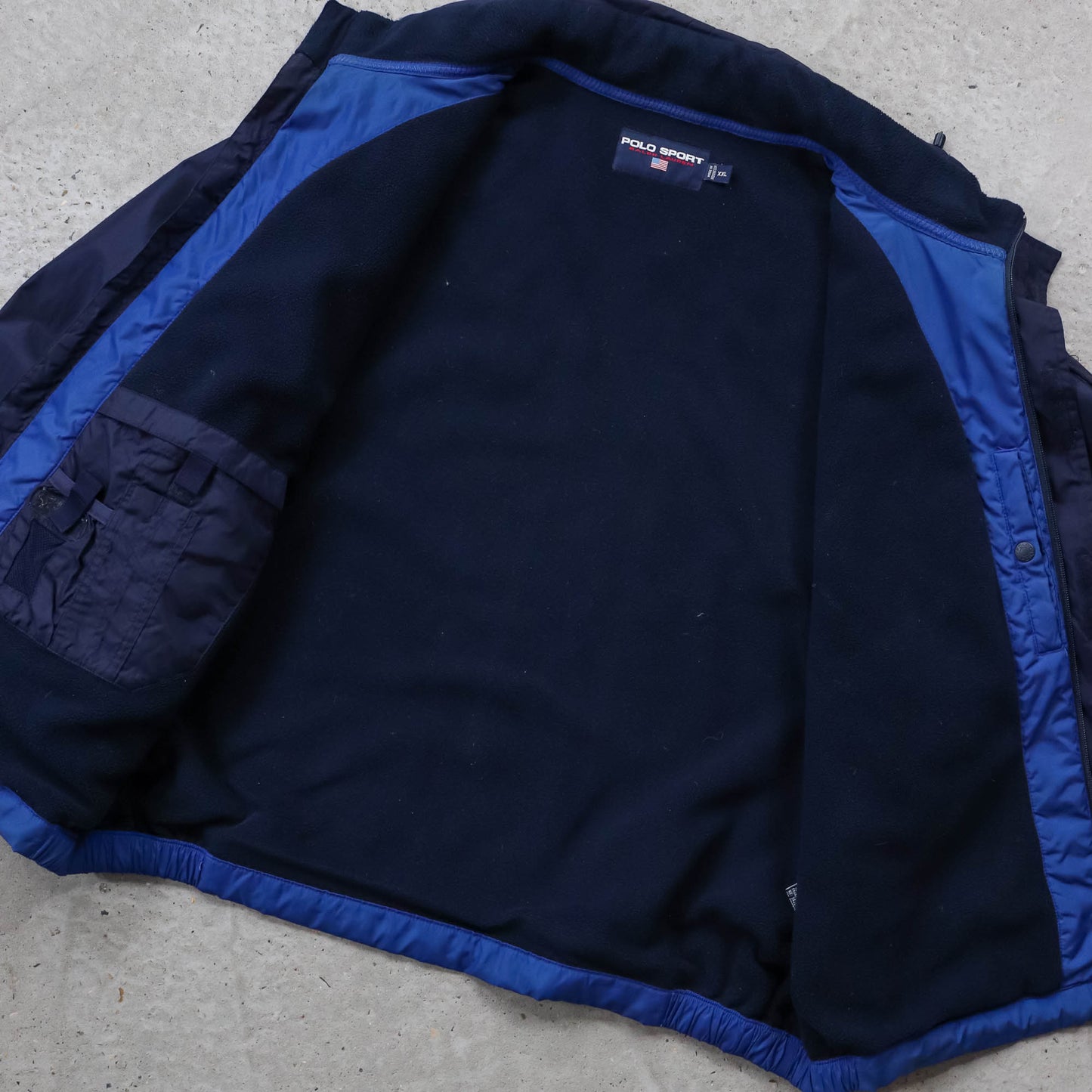 Polo Sport Ralph Lauren Fleece Lined Utility Jacket - 90s (XXL)