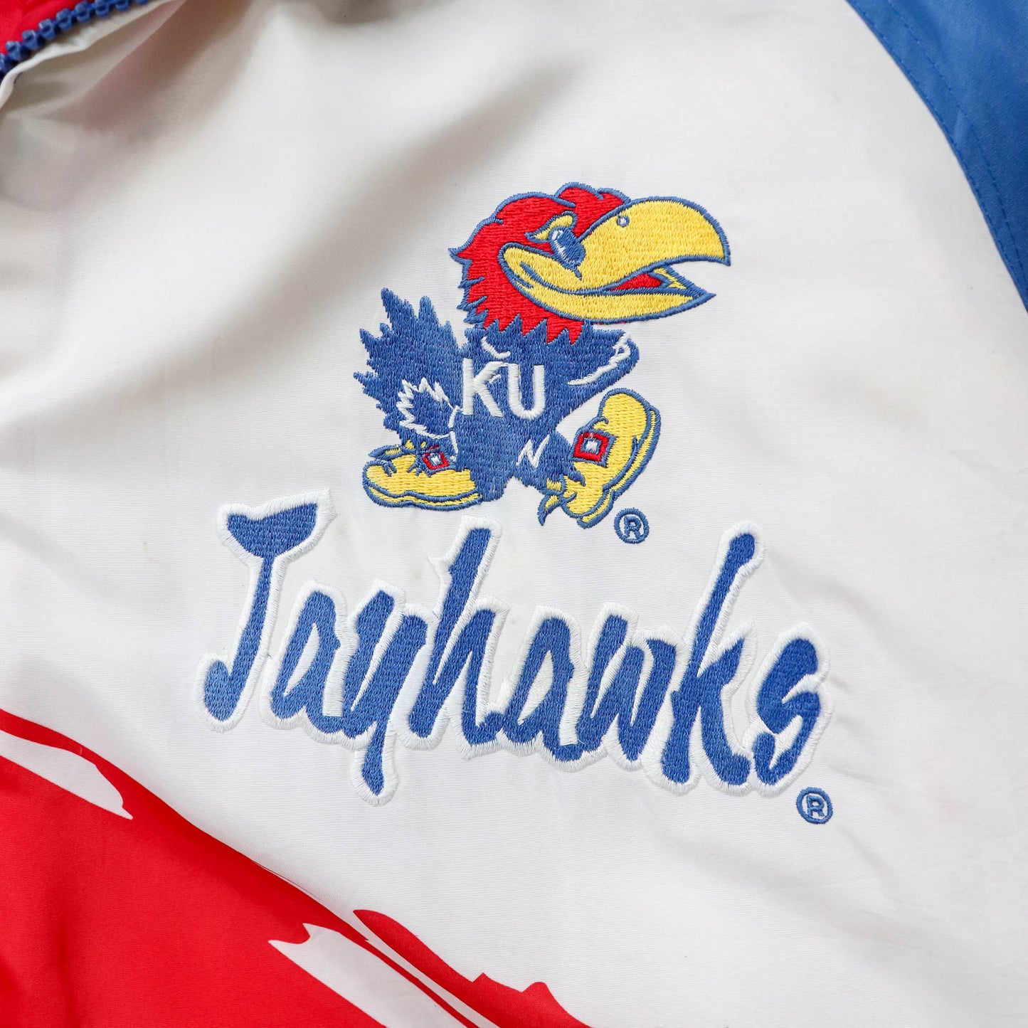 Kansas Jayhawks Logo Athletic 'Splash' Puffer Jacket - 90s (XL)