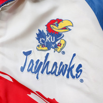 Kansas Jayhawks Logo Athletic 'Splash' Puffer Jacket - 90s (XL)