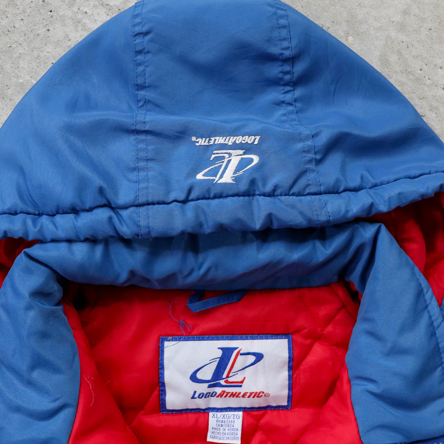 Kansas Jayhawks Logo Athletic 'Splash' Puffer Jacket - 90s (XL)