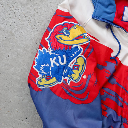 Kansas Jayhawks Logo Athletic 'Splash' Puffer Jacket - 90s (XL)