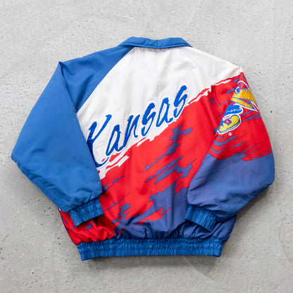 Kansas Jayhawks Logo Athletic 'Splash' Puffer Jacket - 90s (XL)