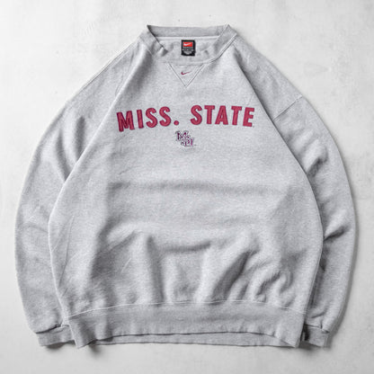Vintage 90s Nike Mississippi State NCAA Sweatshirt - L