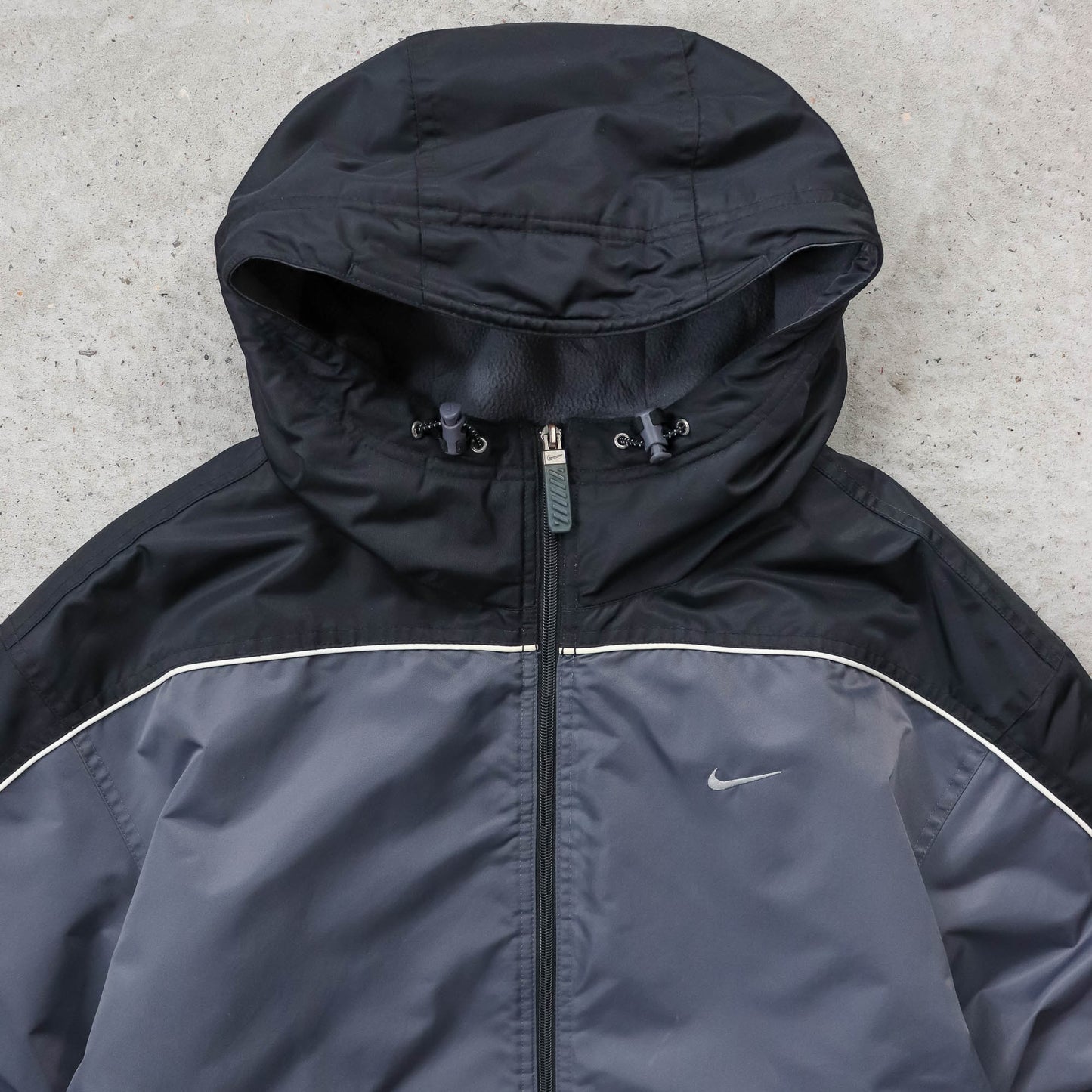 Nike Panelled Hooded Puffer Jacket - 2000s (L)