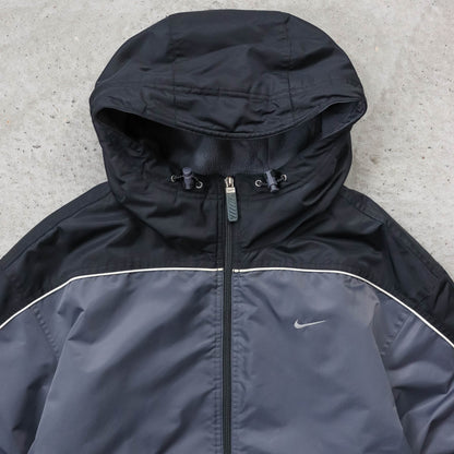 Nike Panelled Hooded Puffer Jacket - 2000s (L)