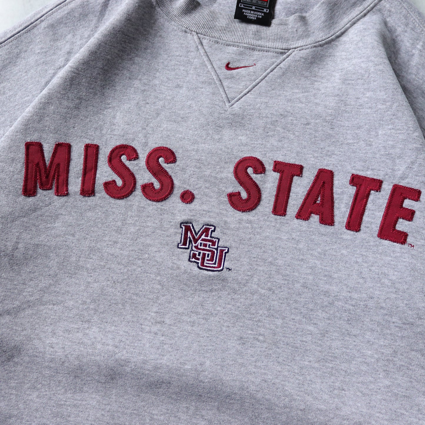 Vintage 90s Nike Mississippi State NCAA Sweatshirt - L