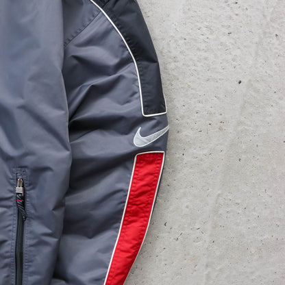 Nike Panelled Hooded Puffer Jacket - 2000s (L)