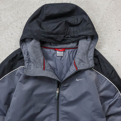 Nike Panelled Hooded Puffer Jacket - 2000s (L)