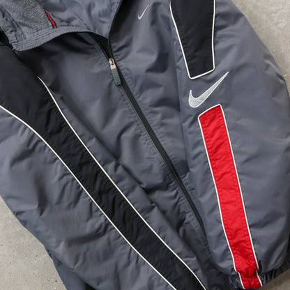 Nike Panelled Hooded Puffer Jacket - 2000s (L)