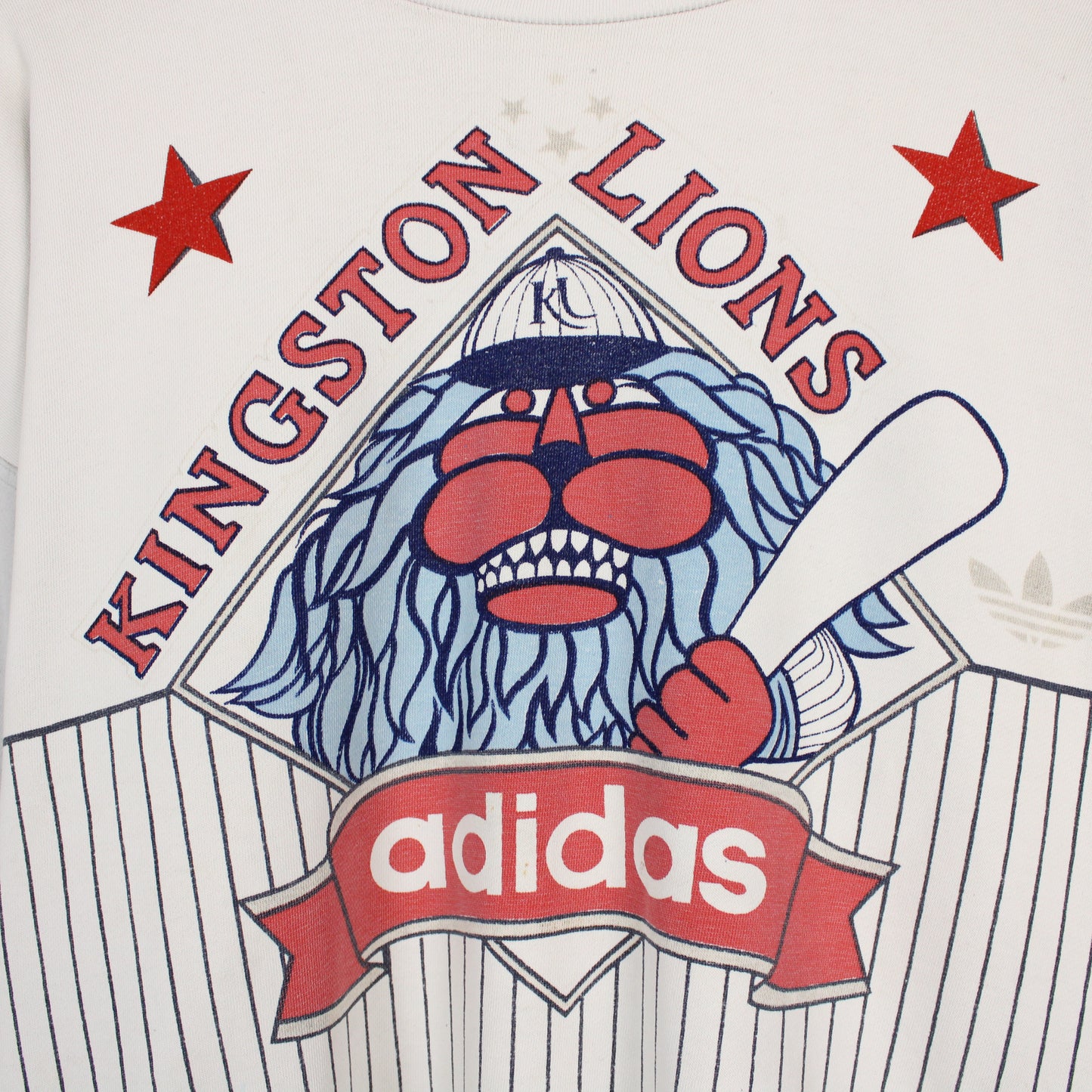 Vintage 80s Adidas Kingston Lions Baseball Sweatshirt - L