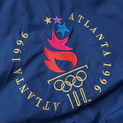 Atlanta Olympics Logo Athletic Windbreaker Jacket - 1996 (XL)