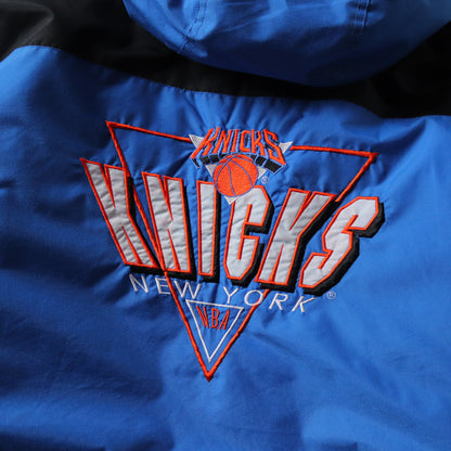 Vintage 90s New York Knicks Logo 7 NBA Puffer Jacket - L