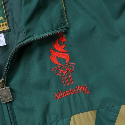 Atlanta Olympics Logo Athletic Windbreaker Jacket - 1996 (XL)