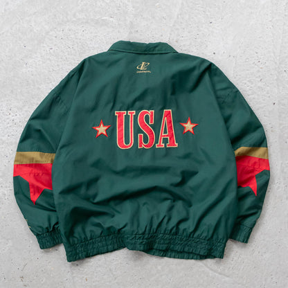 Atlanta Olympics Logo Athletic Windbreaker Jacket - 1996 (XL)